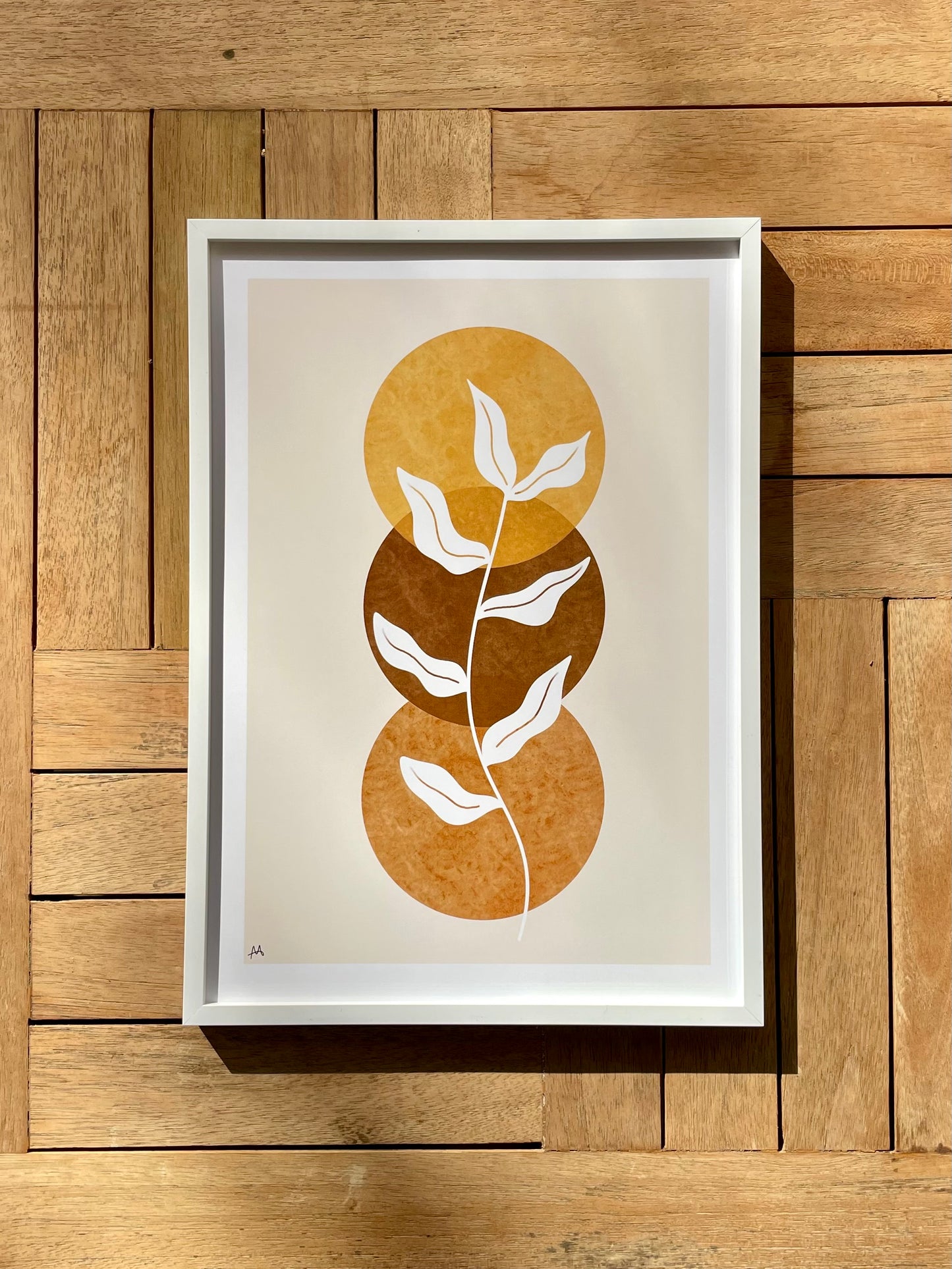 Boho Yellow Flower Print