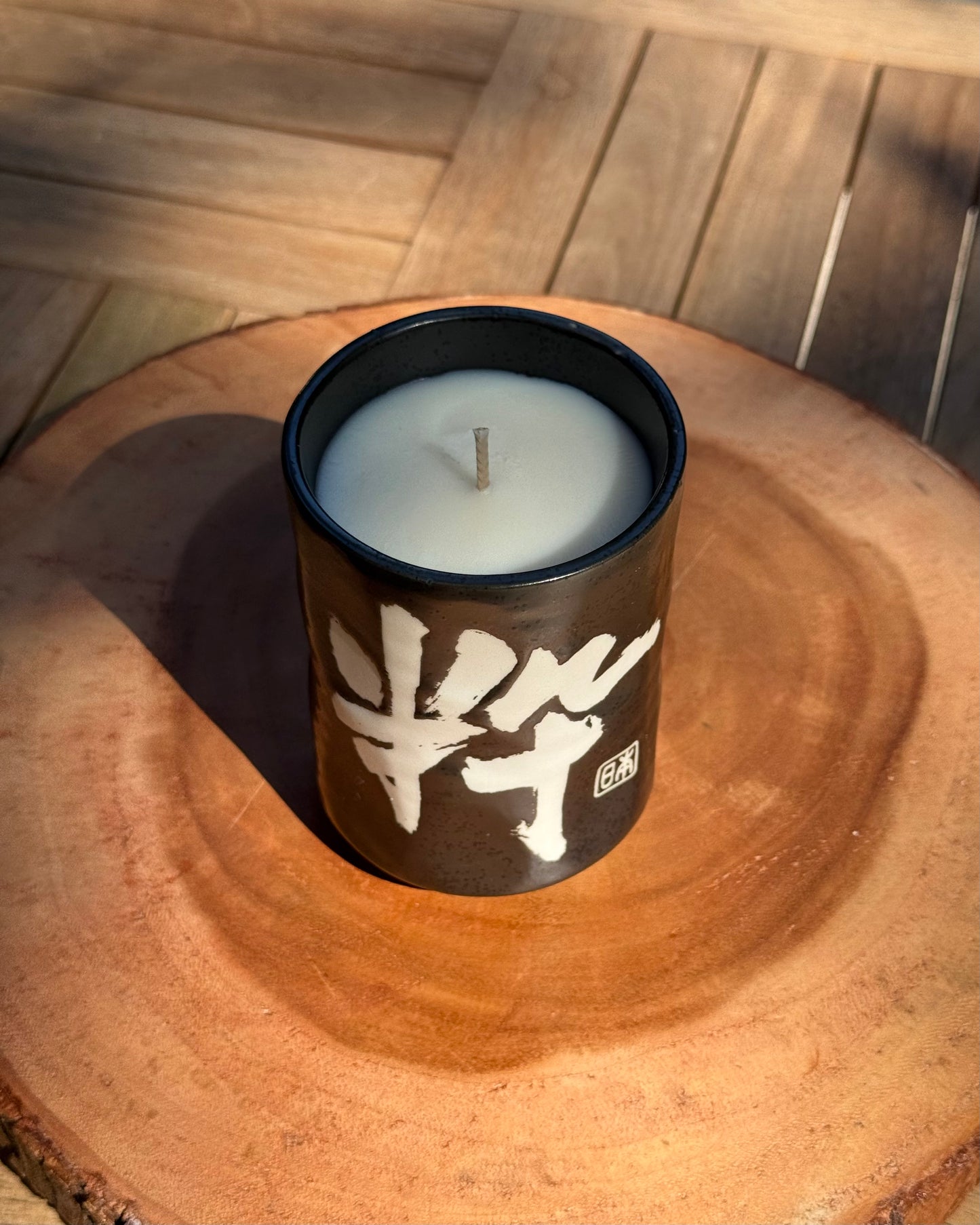 Black And White Candle