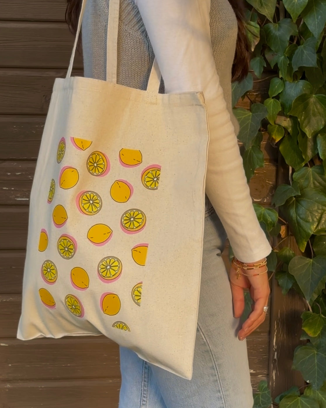 Lemon Tote Bag