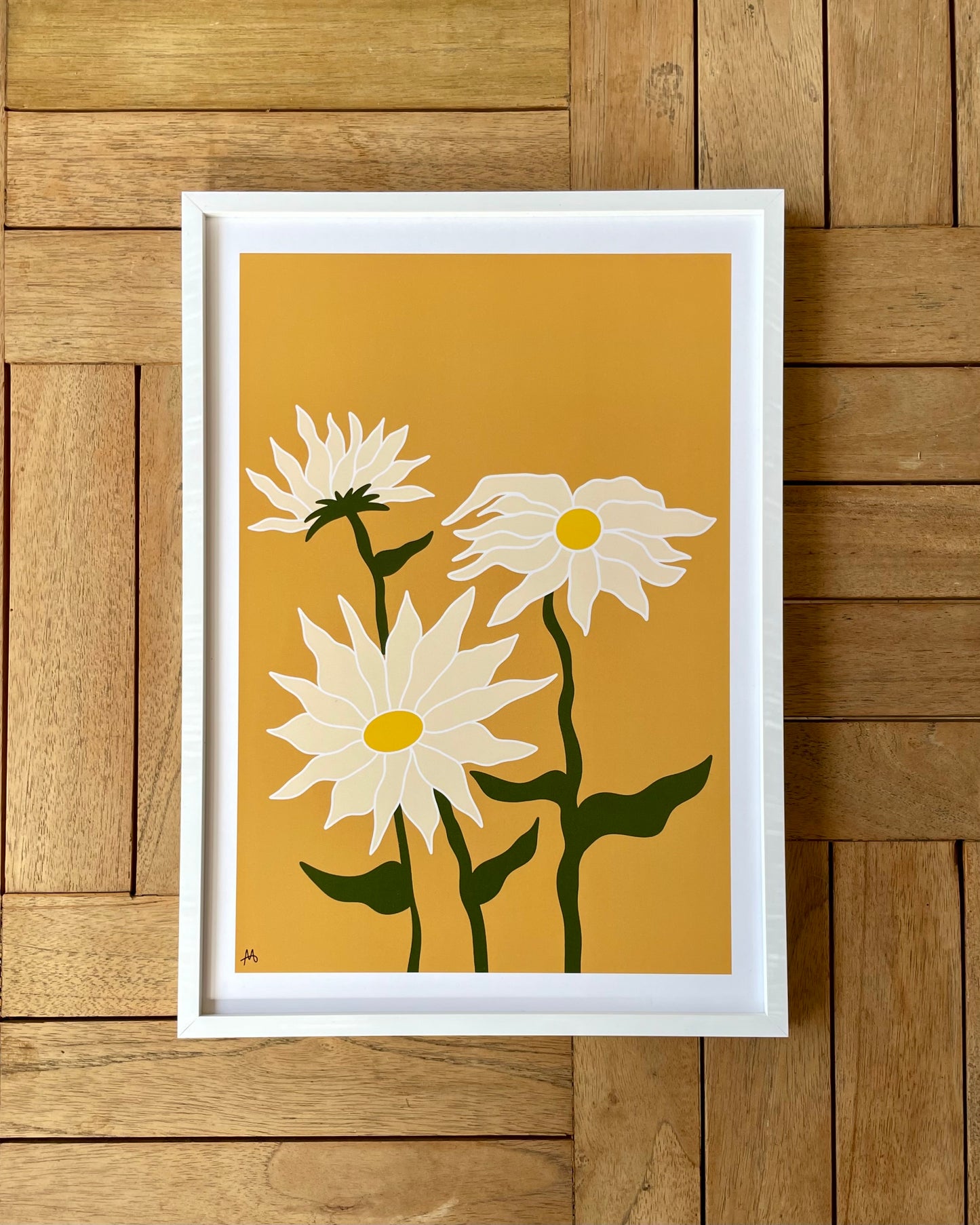 Yellow Flowers Print