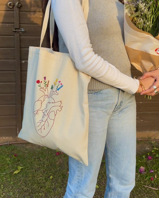 Heart Tote Bag