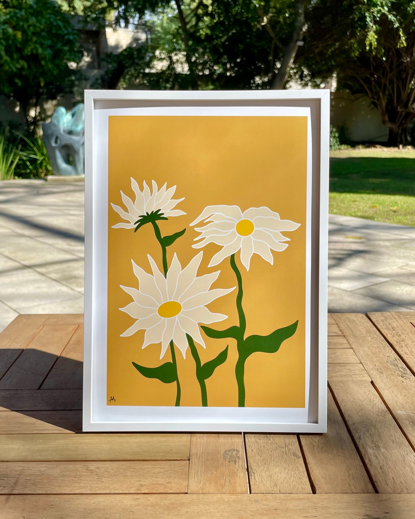 Yellow Flowers Print