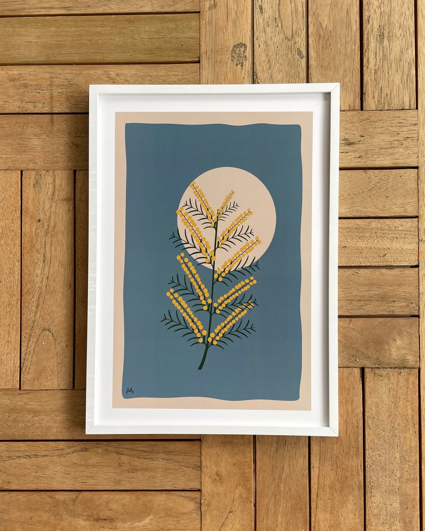 Framed Flower Print