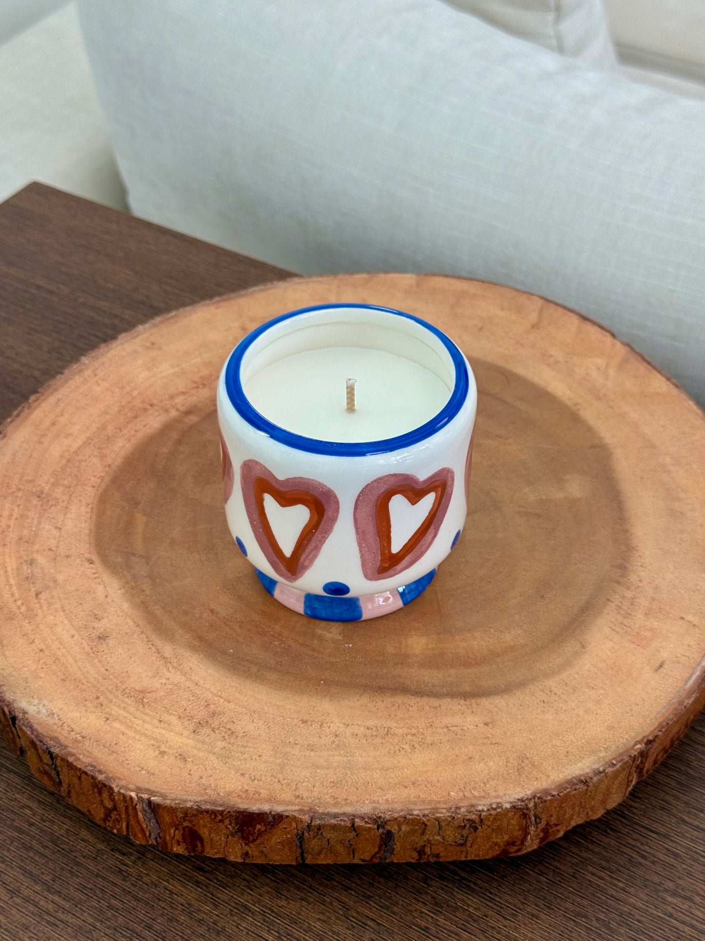 Hearts Candle