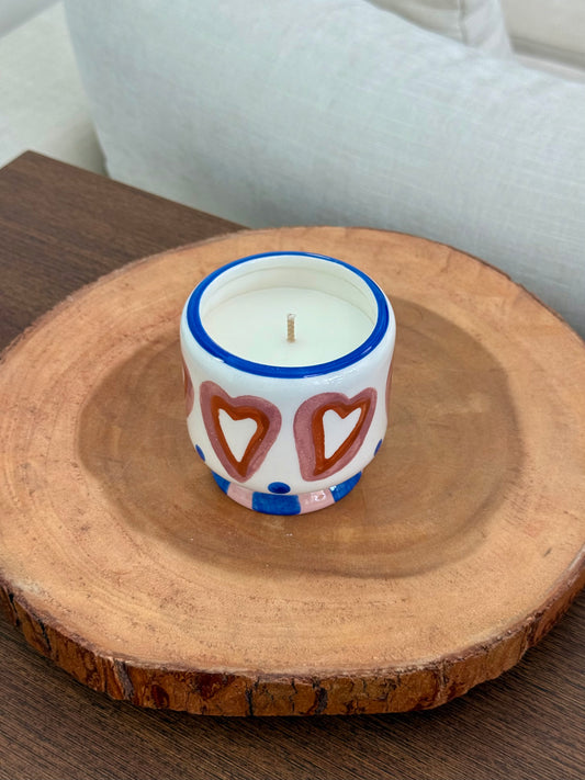 Hearts Candle