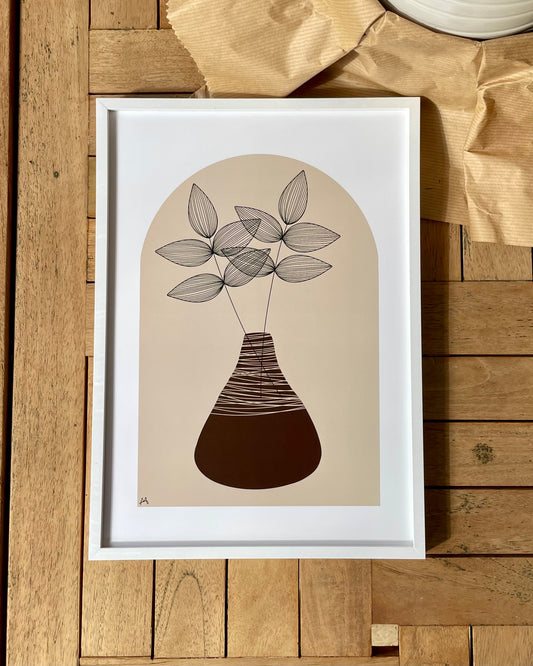 Boho Vase Print